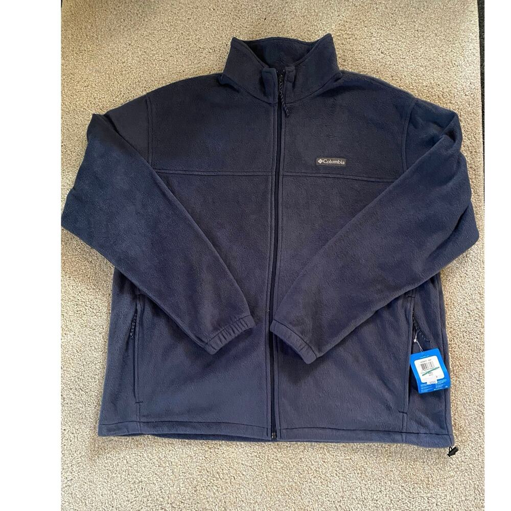 Columbia Men’s Steens Mountain Full Zip Fleece Jacket XXL Navy